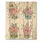 Designart - Collection of Pink Roses - Farmhouse Print on Natural Pine Wood